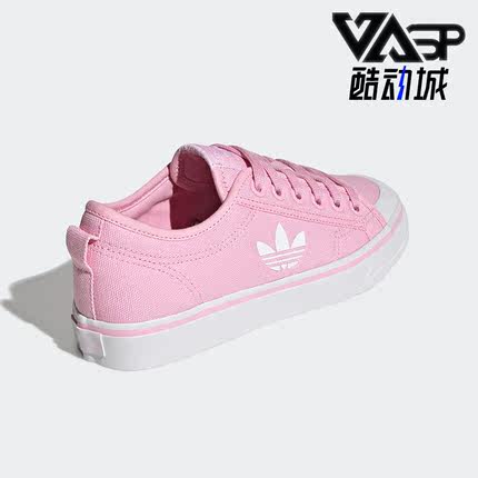 Adidas/阿迪达斯正品三叶草女子运动透气低帮休闲板鞋EF1877