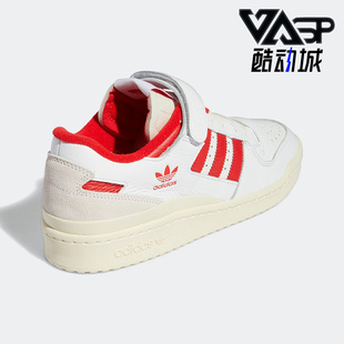 阿迪达斯正品 低帮板鞋 三叶草FORUM LOW男女同款 GY5848 Adidas