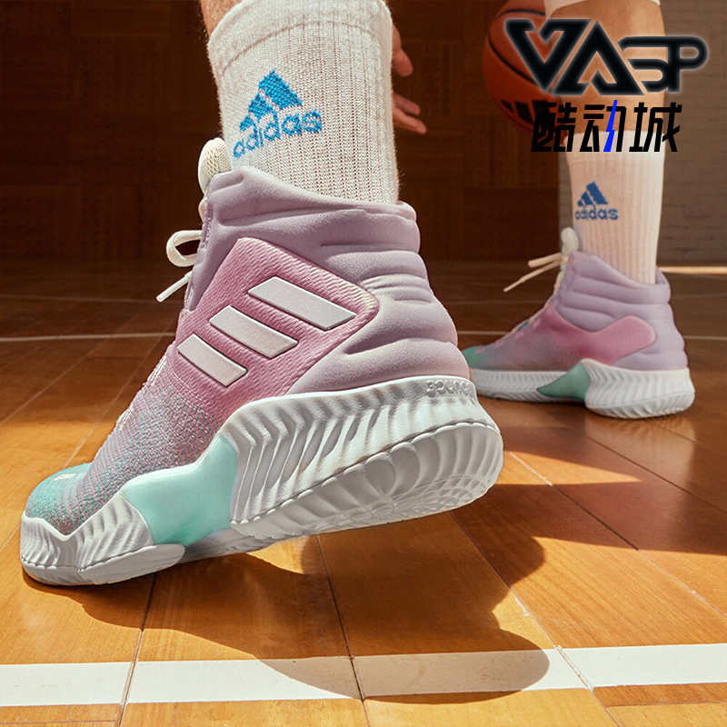 Adidas/阿迪达斯正品PRO BOUNCE 2018男女运动篮球鞋IG4496