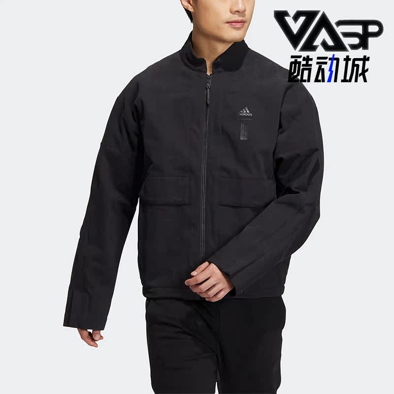阿迪达斯男宽松防风运动外套