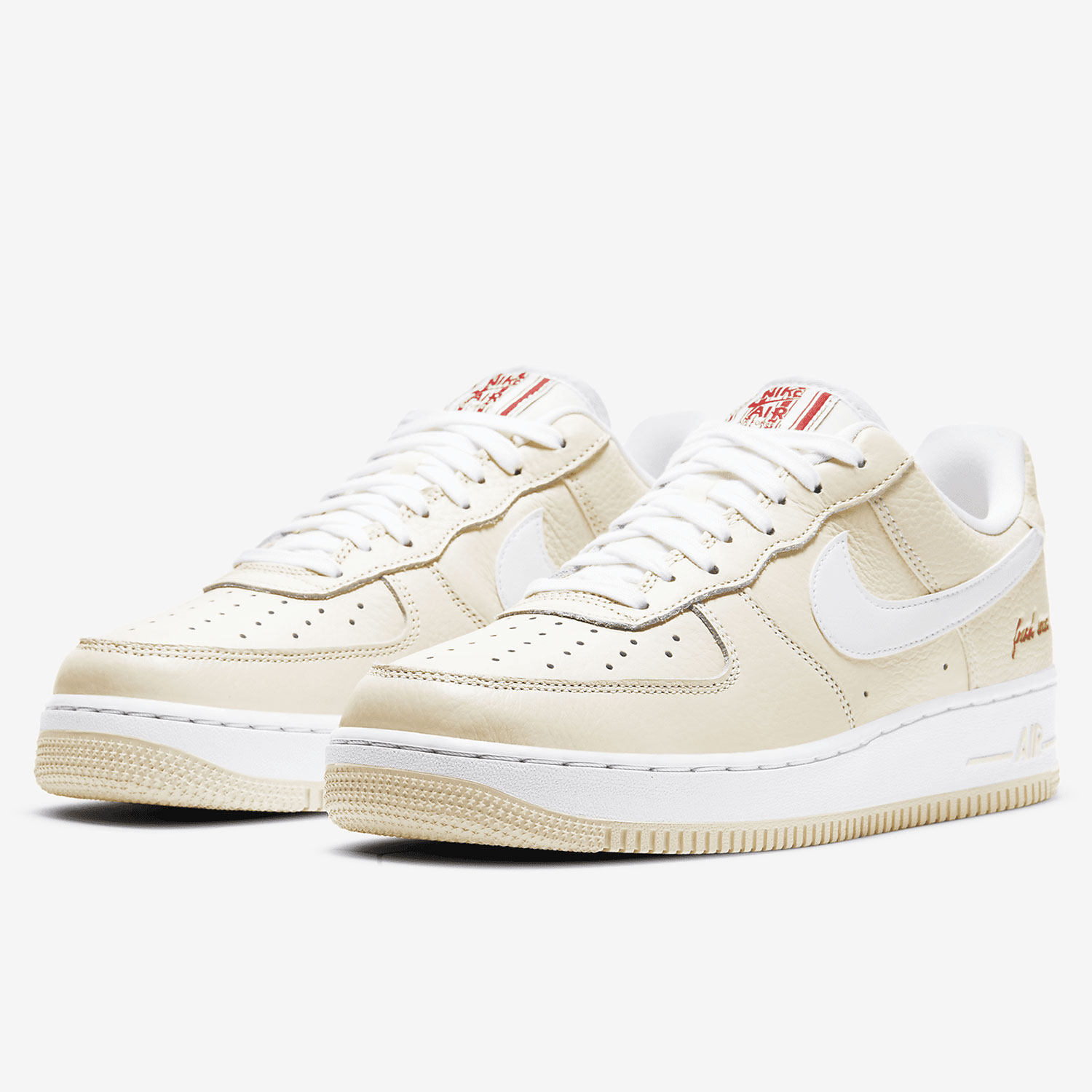 Nike/耐克正品Air Force1 AF1 Popcorn 男女休闲板鞋CW2919-100