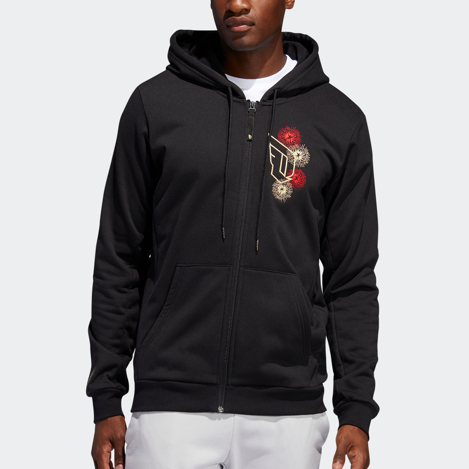 Adidas/阿迪达斯正品 男子新款篮球运动连帽夹克外套 FH7701,运动服/休闲服装,运动茄克/外套,淘宝优惠券,粉丝福利购,淘宝优惠卷