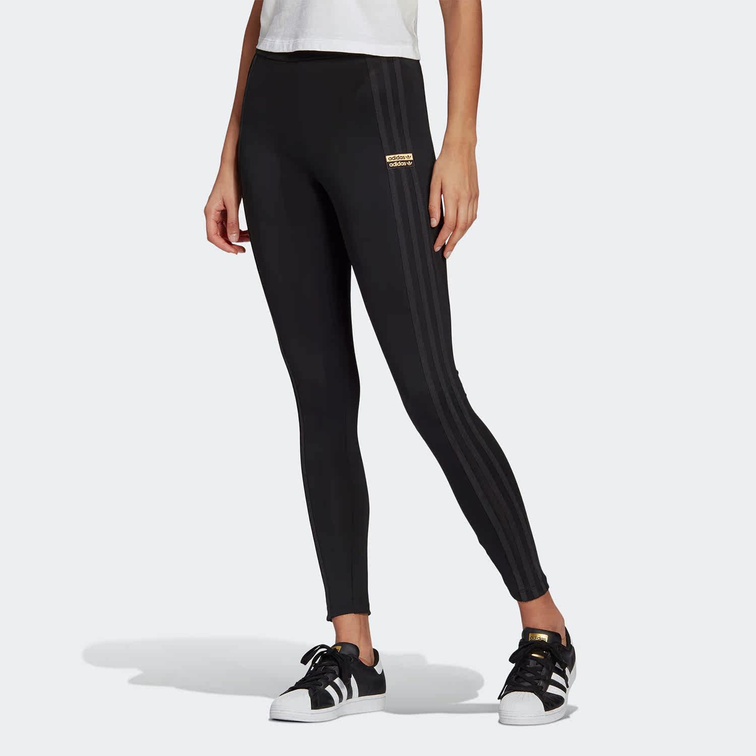 Adidas/阿迪达斯正品三叶草新款 TIGHTS紧身女子运动绑腿裤GN4233