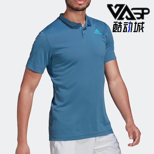 Adidas/阿迪达斯正品夏季男子网球运动透气短袖 POLO衫HB9137