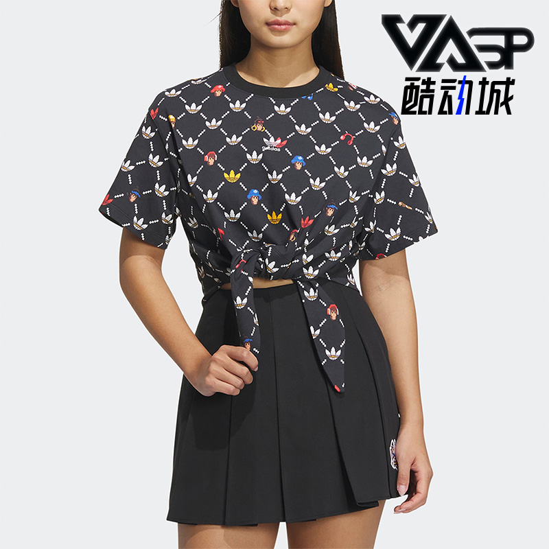 阿迪达斯正品女子短袖T恤
