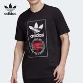 阿迪达斯正品 TEE 新款 Adidas 男子 UNISEX 运动短袖 T恤GK7166