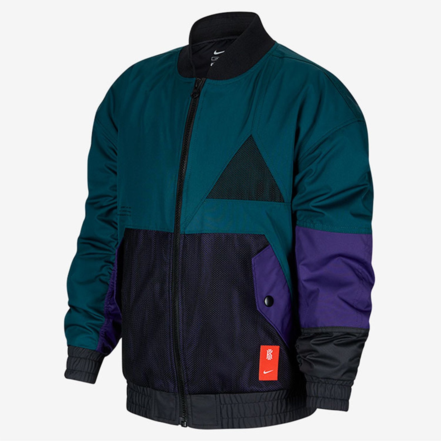 Nike/耐克正品运动耐克男童欧文拼色立领运动休闲夹克外套 CU8921