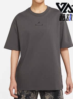 Nike/耐克正品JORDAN 夏季新款女子运动圆领短袖T恤DM5308-254