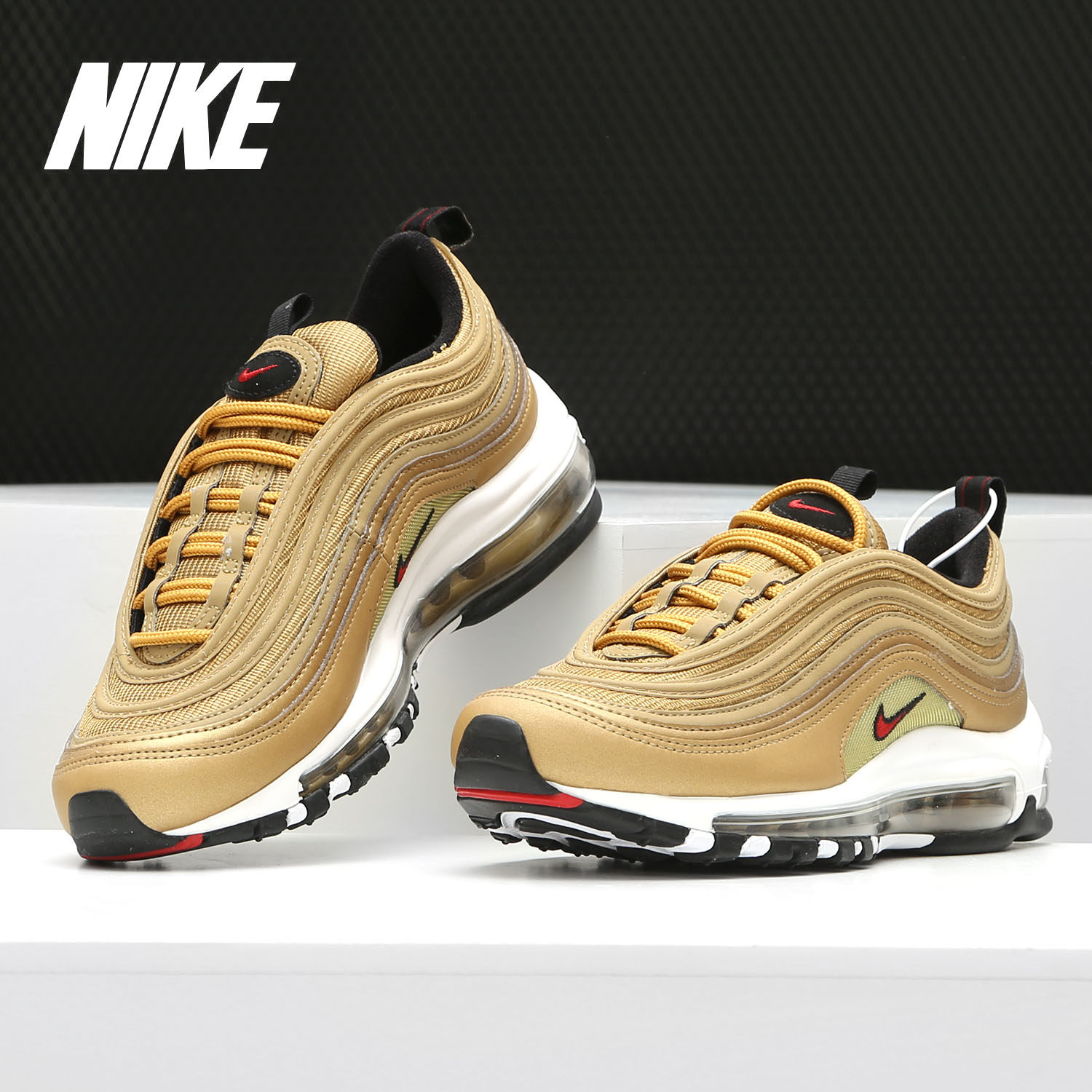 Nike/耐克正品Air Max 97OG 金子弹女子休闲运动跑步鞋885691