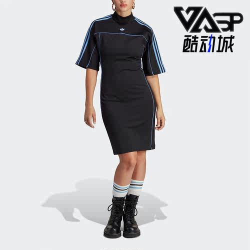 阿迪达斯女子舒适运动紧身连衣裙