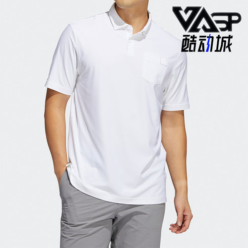 阿迪达斯男子高尔夫短袖POLO衫