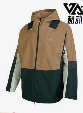 Adidas/阿迪达斯正品秋冬新款男子运动休闲拼接外套HR4437