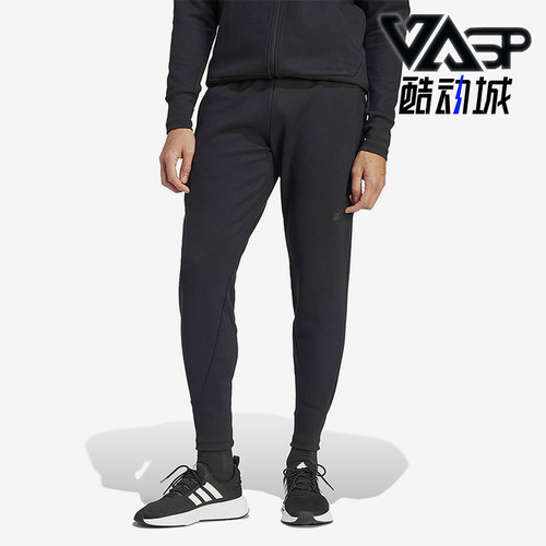 阿迪达斯加绒运动长裤运动生活