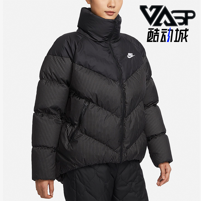 耐克正品女子防风保暖羽绒服