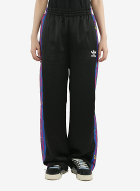 Adidas/阿迪达斯正品三叶草秋季新品 女子休闲阔腿长裤FL0031