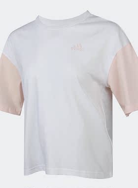 Adidas/阿迪达斯正品夏季新款女子W GRFX T4圆领短短袖T恤GL7805