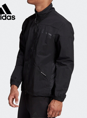 Adidas/阿迪达斯正品 新款秋季男子运动型格夹克外套 FU0050