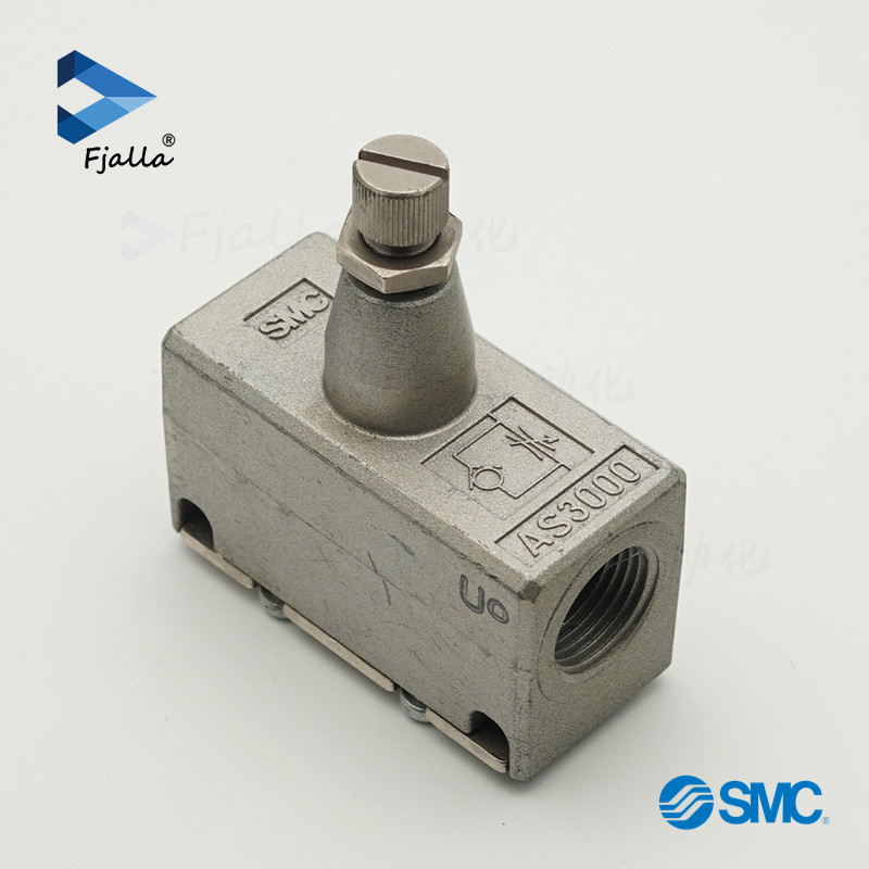 拆机手原本装日smc直通型速hyr度控制调速阀as30阀00二-02全金属
