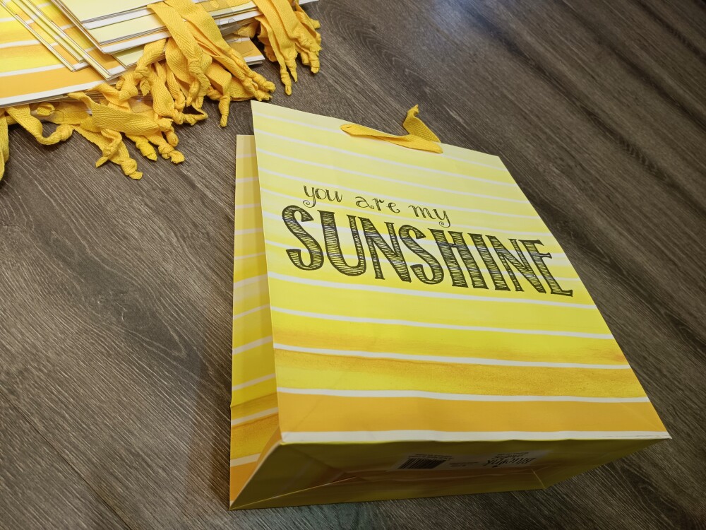 订单库存大号竖版You are my Sun shine礼品袋环保礼物手拎纸袋