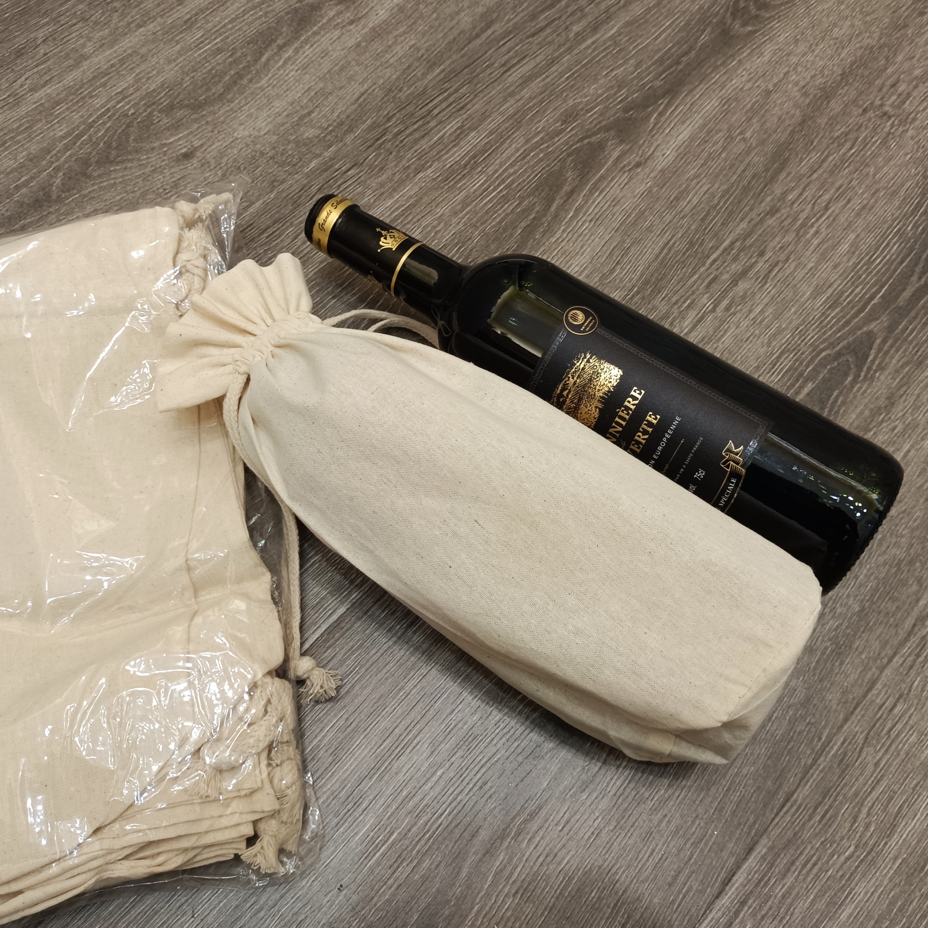 订单库存细棉布圆底加长束口收纳袋长桶状包装袋布袋