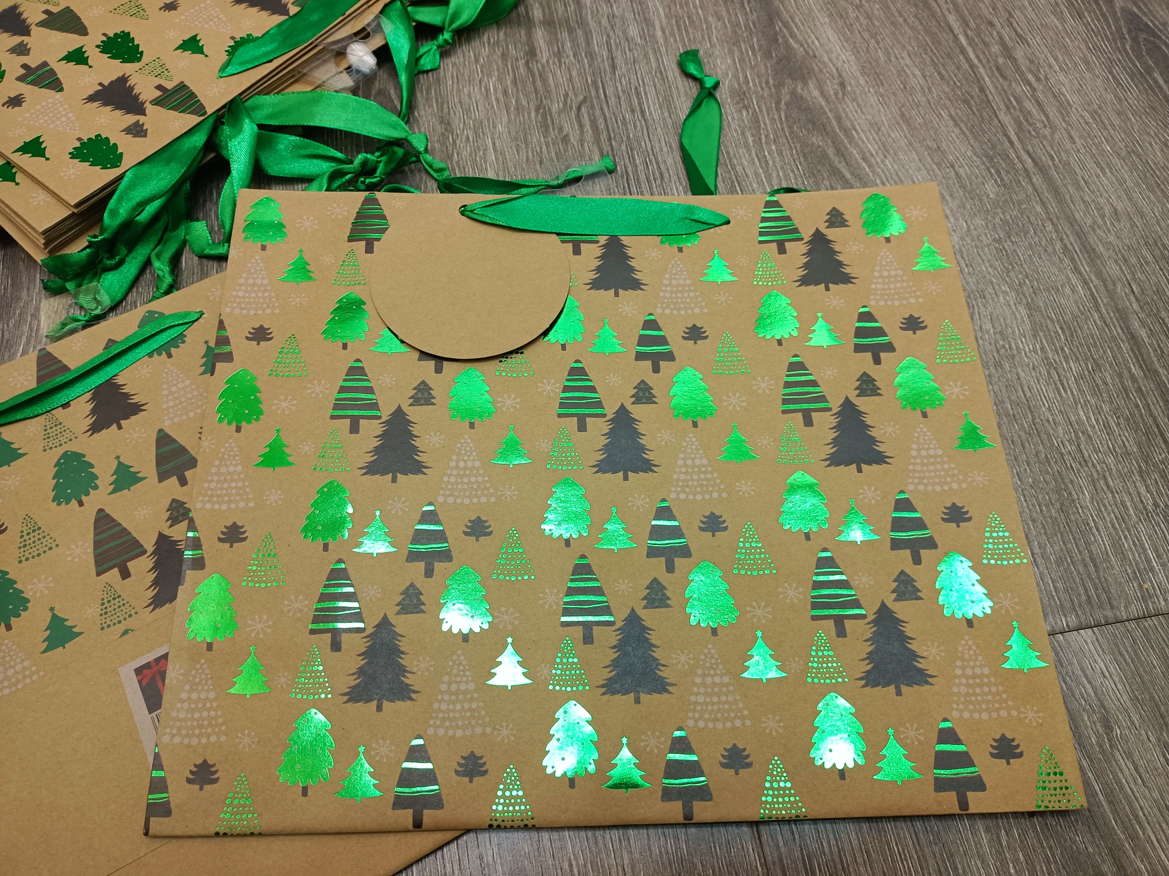 订单库存横版大号节日圣诞节礼品包装手提袋纸袋子