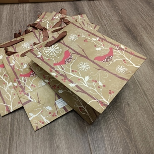 订单库存中号竖版小鸟礼品包装手提袋纸袋