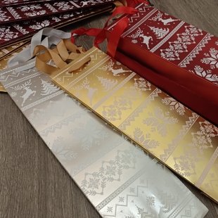 订单库存细长款雨伞红酒水杯袋礼品包装手提袋纸袋子