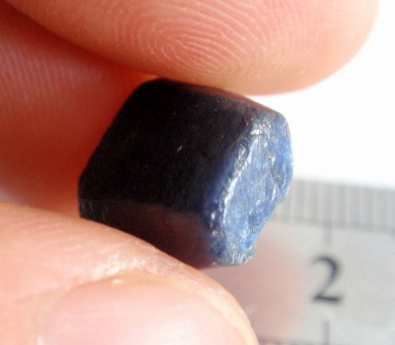 纯天然昌乐蓝宝石 原石 裸石 优质宝石 刚玉 可切割戒面或吊坠-a