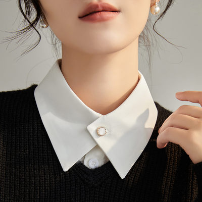 假领子女百搭衬衣假领