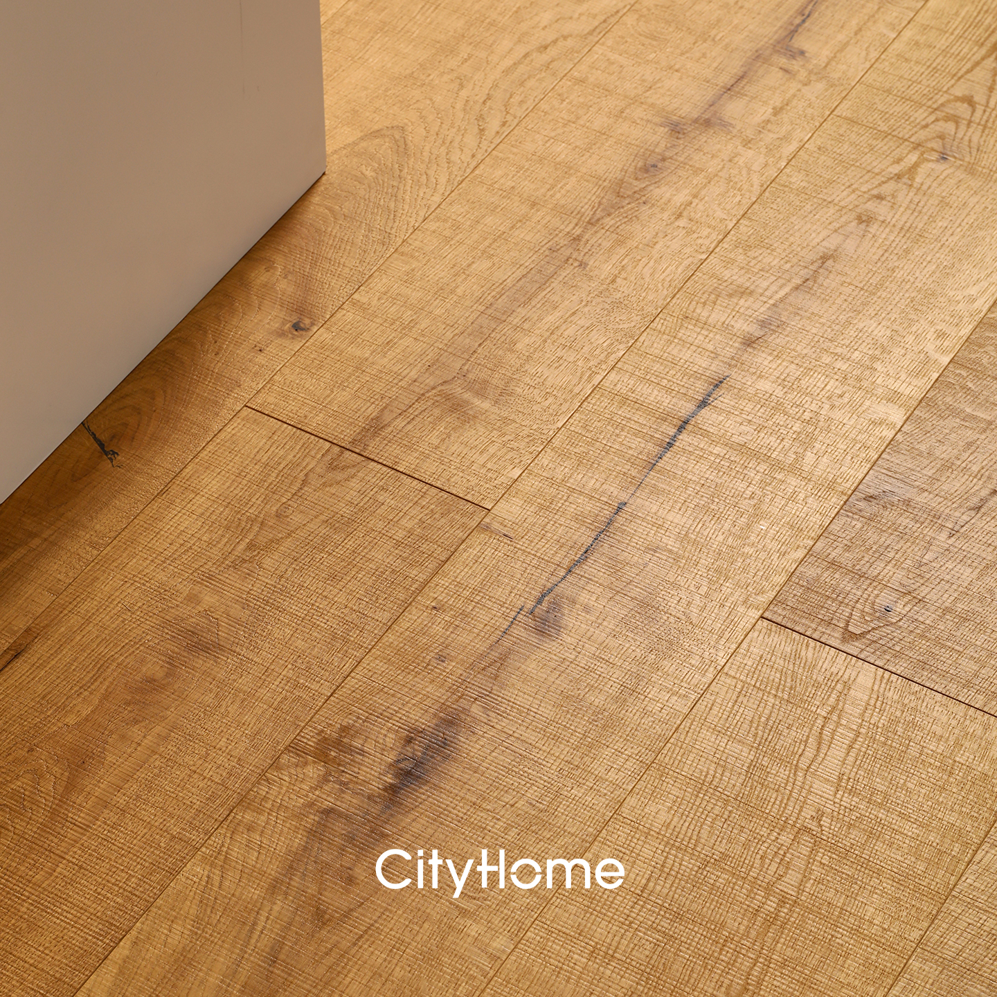 cityhome/橡木实木多层木地板环保中古法式复古地热地暖ENF级地板