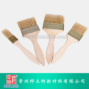 忠恒品牌猪鬃材质 玻璃钢手糊树脂胶衣专用毛刷 痕轻不掉薄软型