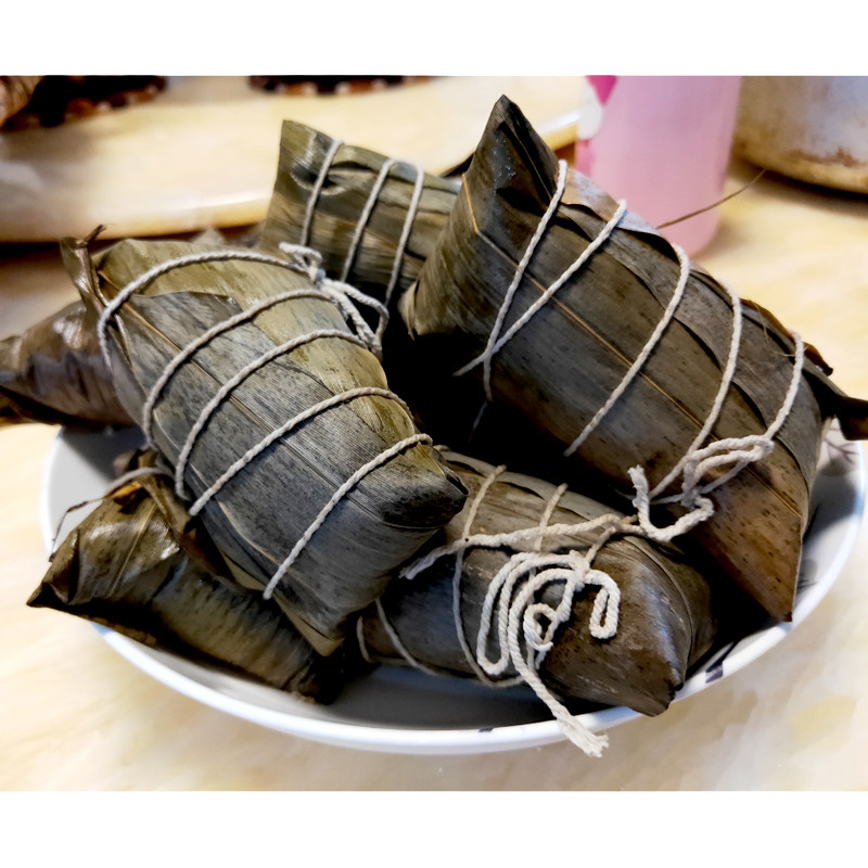 蛋黄红豆五花肉粽手工粽子高州特色鲜肉粽蛋黄咸肉粽茂名特产粽子