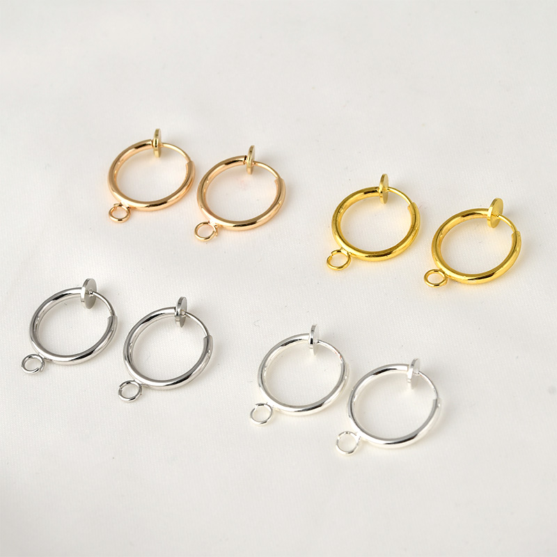 diy隐形无耳洞防痛弹簧夹