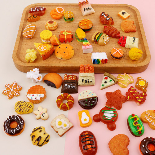 爆米花奶油胶树脂配件