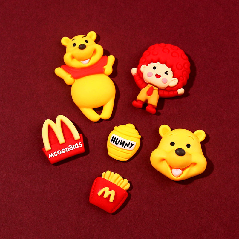 卡通小熊薯条奶油胶手机壳树脂饰品小配件diy材料包手工自制滴胶,饰品/流行首饰/时尚饰品新,其他DIY饰品配件,淘宝优惠券,粉丝福利购,淘宝优惠卷