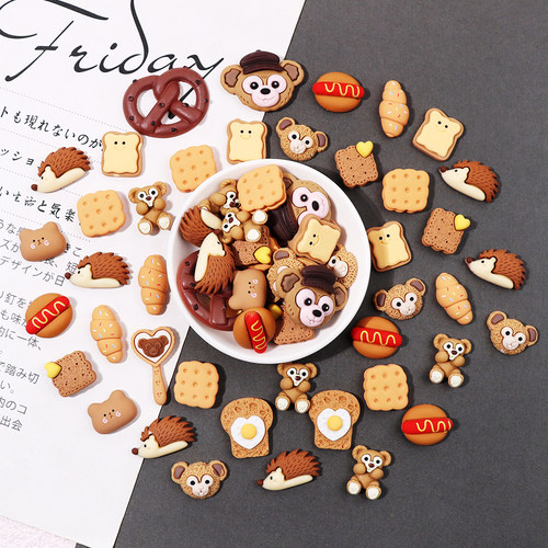 达菲动物饼干奶油胶手机壳饰品