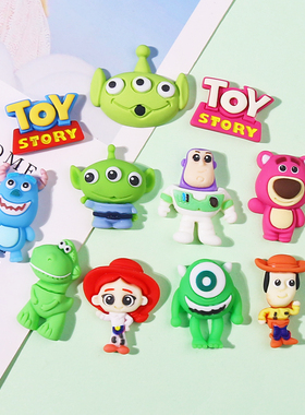 卡通TOY怪兽超人diy材料包奶油胶手机壳树脂饰品配件手工自制滴胶