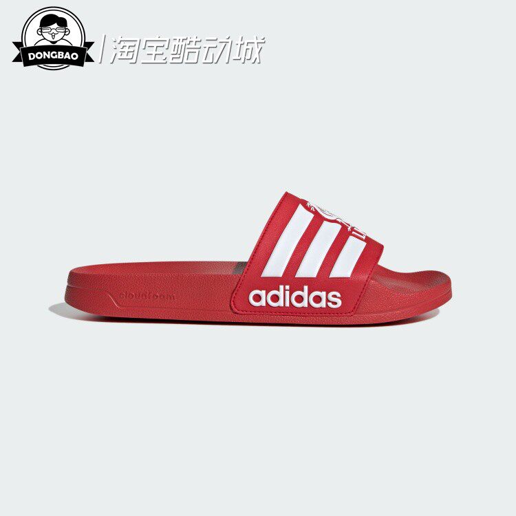 阿迪达斯利物浦休闲拖鞋