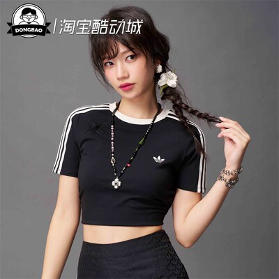 T-SHIRT新中式露脐运动短袖T恤