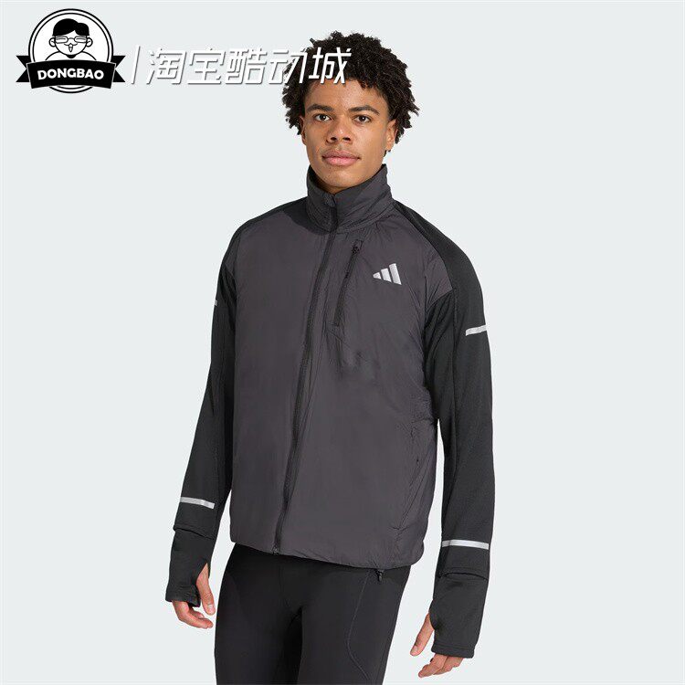 9月ADIDAS阿迪达斯 JACKET 男子时尚休闲跑步运动夹克外套JM5729