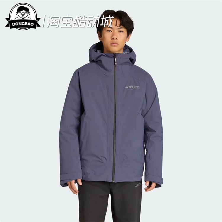 三合一鹅绒内胆连帽冲锋衣