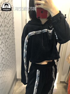 12月ADIDAS三叶草女子毛绒串标套装 GI1117 GI1116 GI0981 卫衣长裤