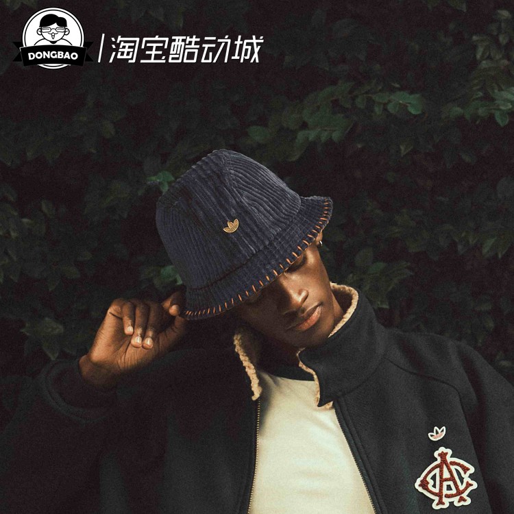 陈冠希联名款灯芯绒运动渔夫帽
