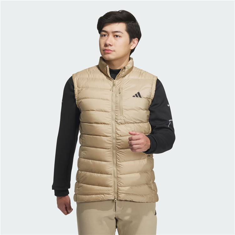 8月ADIDAS阿迪达斯DOWN VEST 男子高尔夫运动羽绒背心马甲H