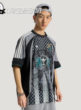 5月ADIDAS阿迪达斯 JERSEY 球衣风宽松运动短袖T恤KY2162/KY2161