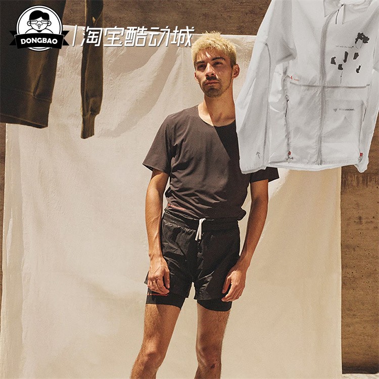 联名款跑步二合一运动短裤