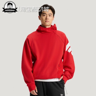 运动休闲宽松连帽卫衣套头衫