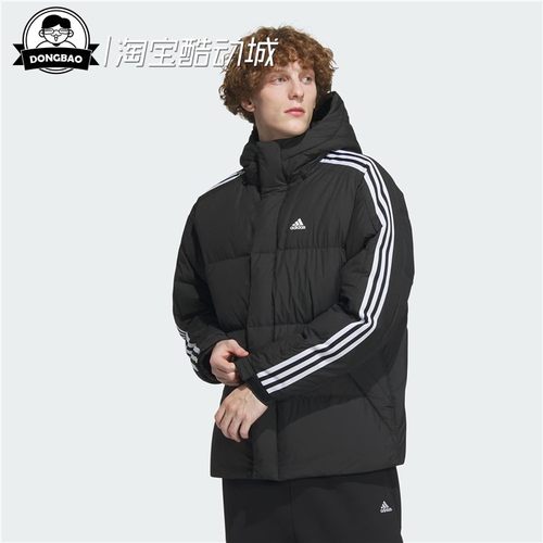 动休闲600蓬连帽面包羽绒服