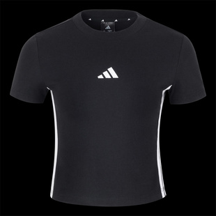 12月ADIDAS阿迪达斯3S SJ BABY T 运动休闲短袖T恤JY8570/JY8571