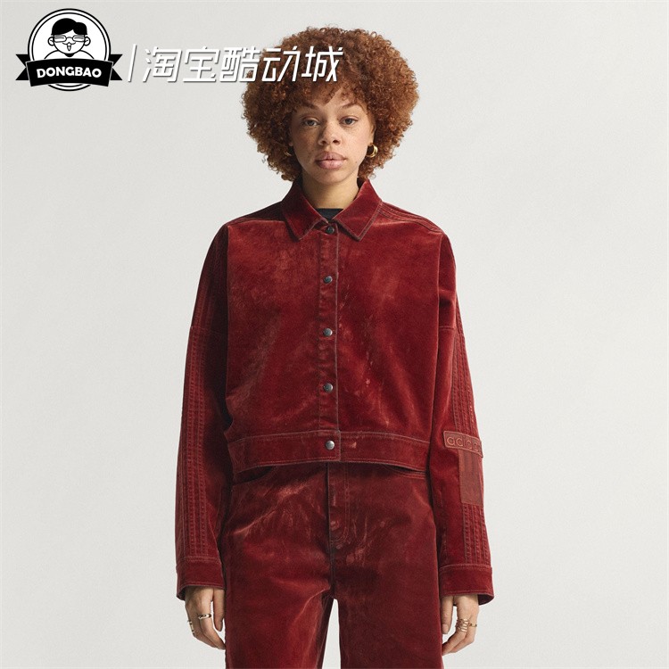 9月ADIDAS阿迪达斯TWILL JACKET 女子运动夹克外套JY2393/JY2394